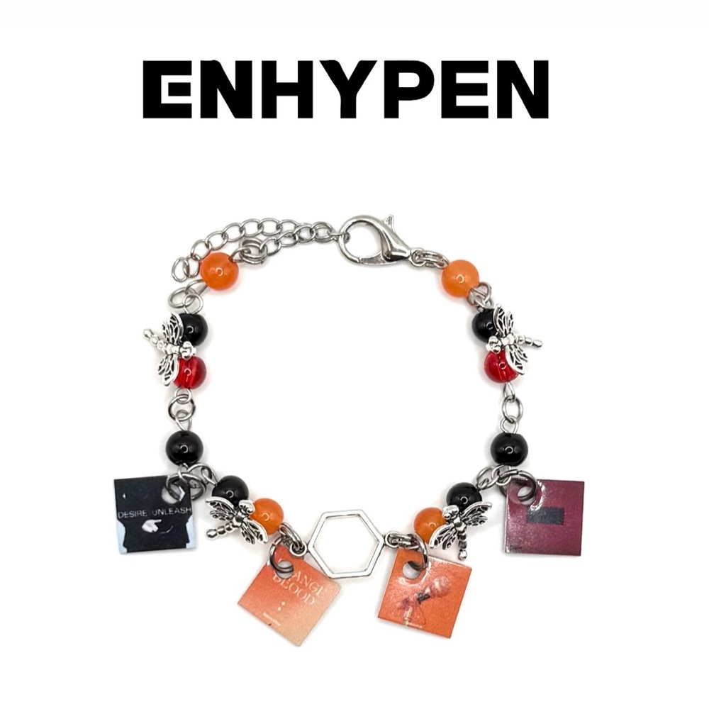 Enhypen Kpop Album Charm Bracelet | Concert Outfit Accessories